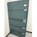 Office Specialty Teal 5 Drawer Lateral File Cabinet, Locking